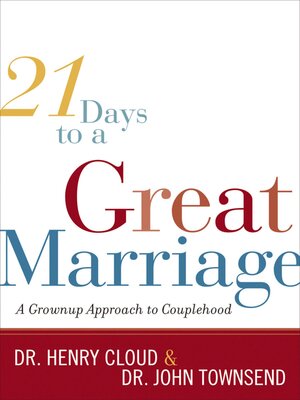 cover image of 21 Days to a Great Marriage